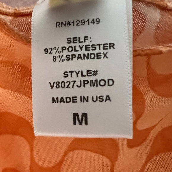 Dippin' Daisy's Orange Beachy Adjustable Swim Coverup Dress Sz M NEW! - Picture 6 of 7